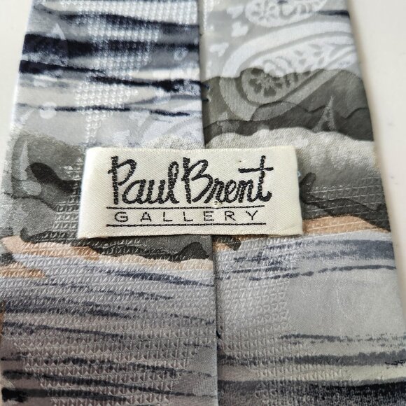 Consenso Ties Paul Brent Nautical Silk Tie Sailing Boats Art Print - Picture 4 of 6